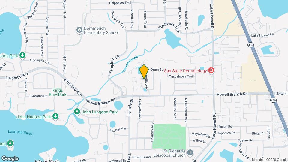 2895 Chantilly Ave Mapa y Detalles de la Ubicación