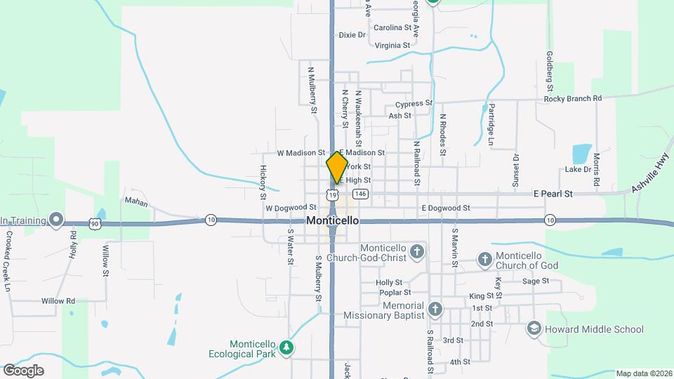 310 N Jefferson St Map and Location Details