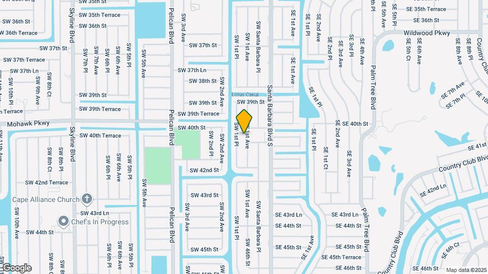 4010 SW 1st Ave Map and Location Details