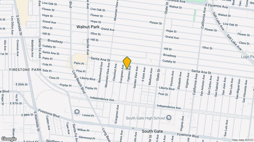 8139 Cypress Ave Map and Location Details