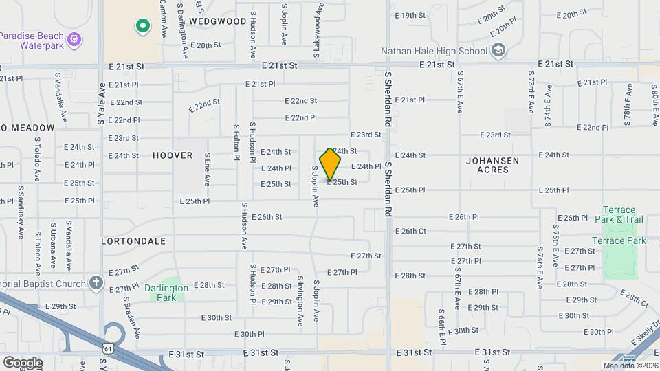 5920 E 25th St Map and Location Details