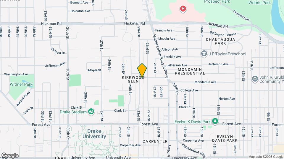 1637 23rd St Map and Location Details