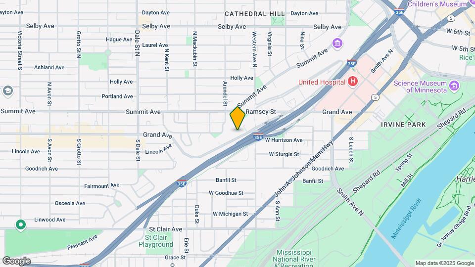407 Grand Ave Mapa y Detalles de la Ubicación