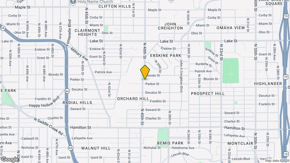 3876 Parker St Mapa y Detalles de la Ubicación