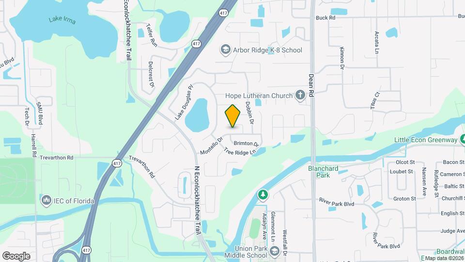 9549 Montello Dr Map and Location Details