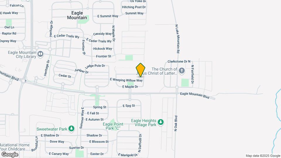 2431 E Weeping Willow Way, Unit In-Law /Basement Apartmen Map and Location Details