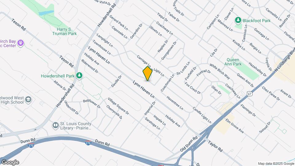 700 Lamplight Ln Map and Location Details