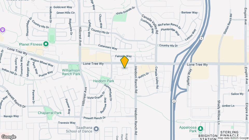 5100 Vista Grande Dr, Unit FL14-ID4235A Map and Location Details