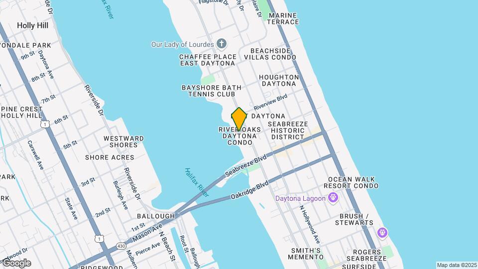711 N Halifax Ave, Unit 406 Mapa y Detalles de la Ubicación