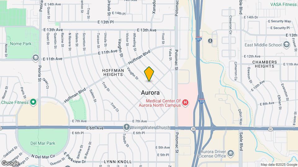 911 Victor St Map and Location Details