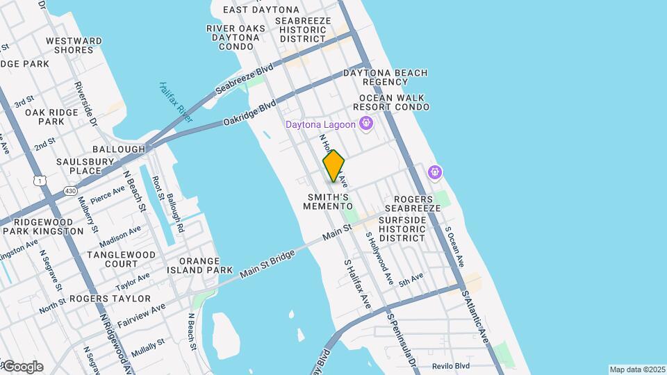 112 N Peninsula Dr Mapa y Detalles de la Ubicación