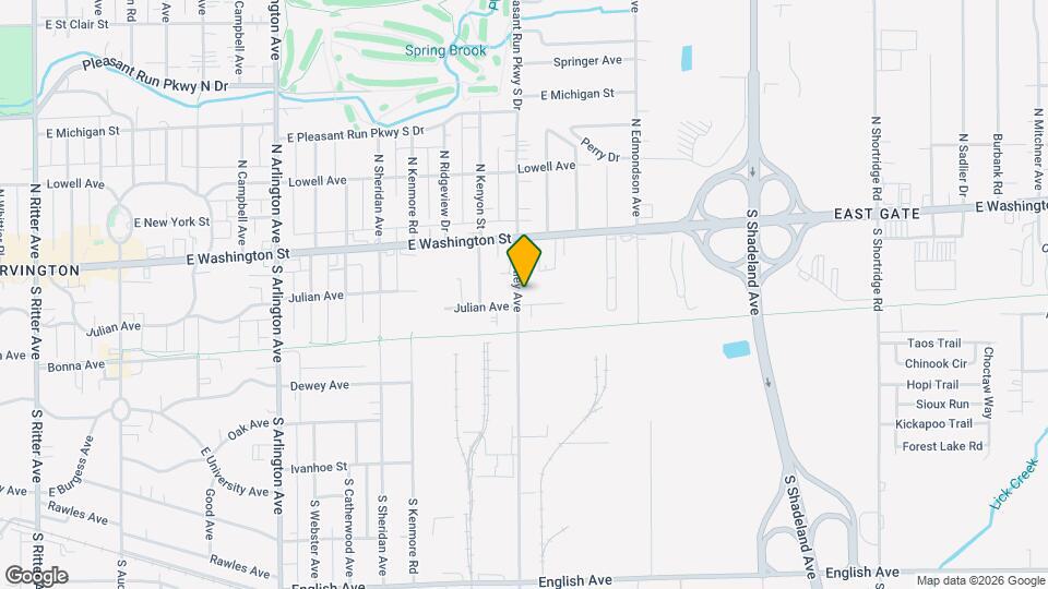 83 S Kitley Ave Map and Location Details