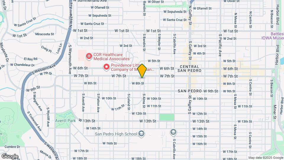 727 S Alma St, Unit 6 Map and Location Details