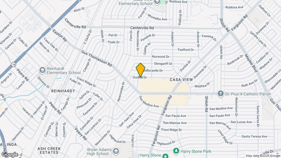 2204 Dunloe Ave Map and Location Details