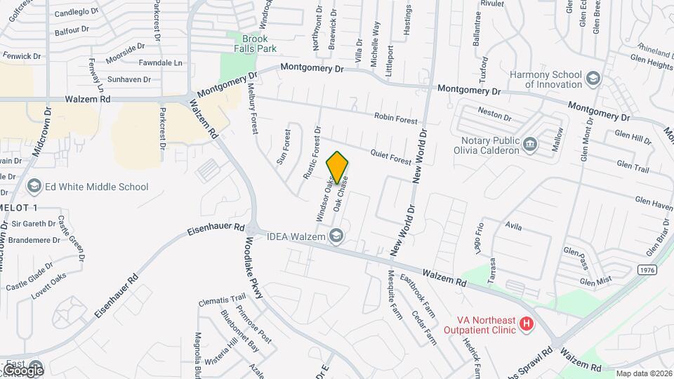 7613 Oak Chase Mapa y Detalles de la Ubicación