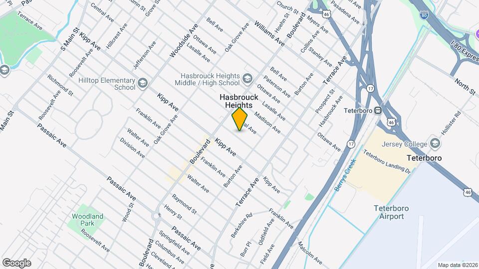 239 Washington Pl Map and Location Details