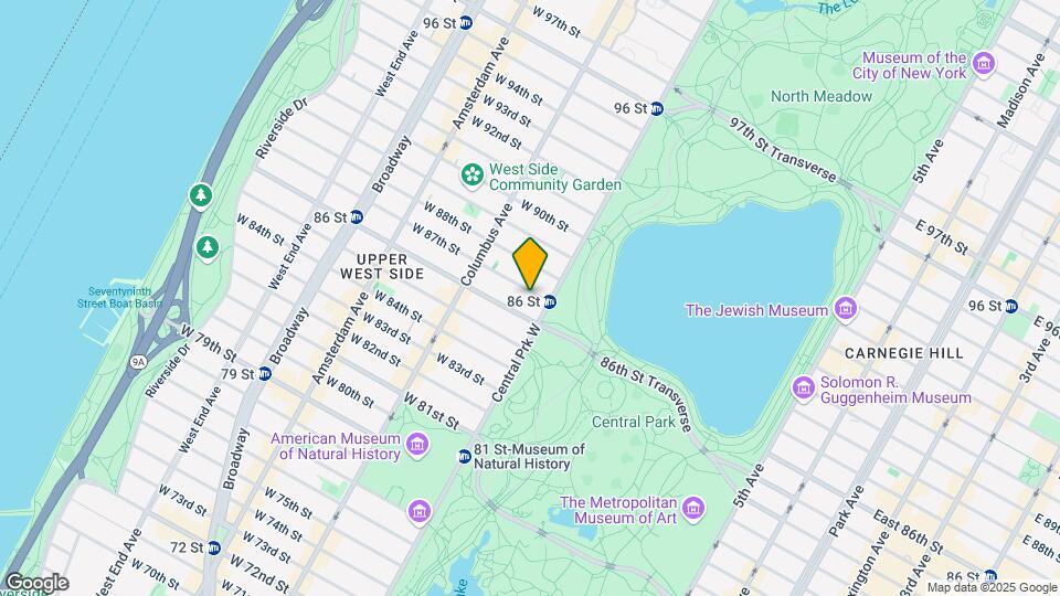 10 W 87th St Mapa y Detalles de la Ubicación