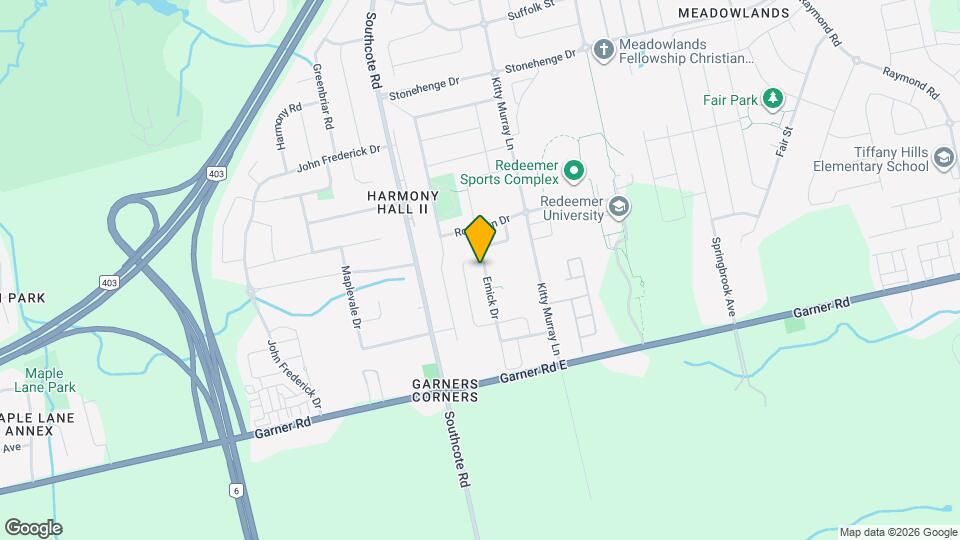 165 Emick Dr Map and Location Details