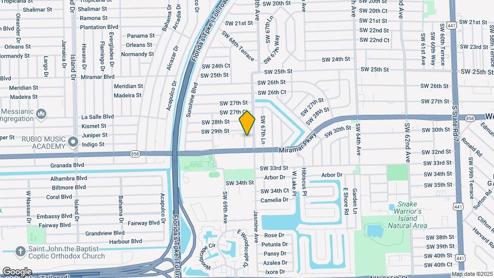 3019 SW 68th Ter Mapa y Detalles de la Ubicación