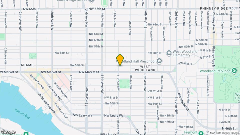 5518 11th Ave NW Map and Location Details