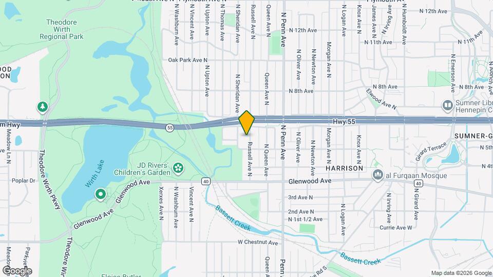 519 Russell Ave N, Unit 1 Map and Location Details