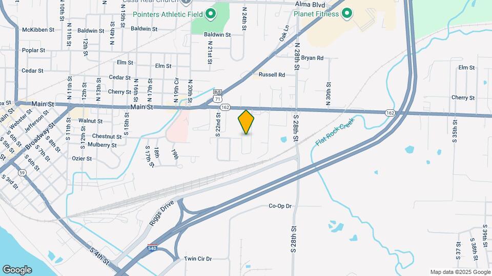 112 S 25th St Map and Location Details