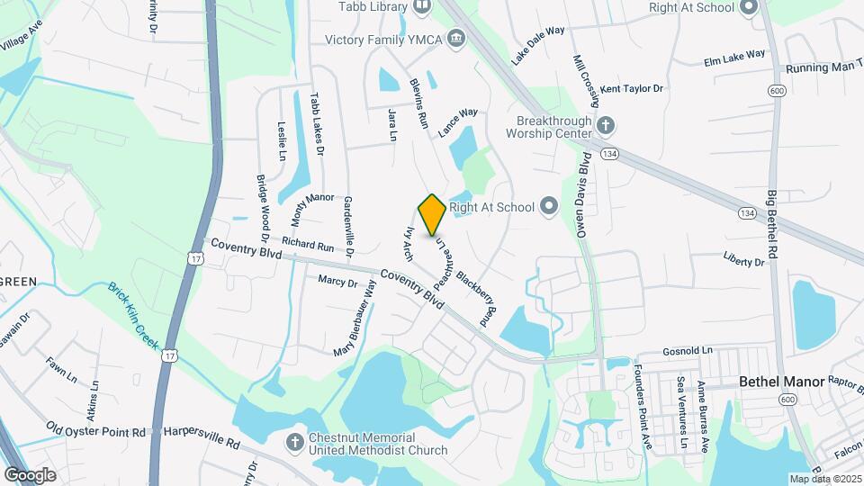 311 Peachtree Ln Map and Location Details