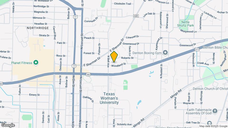 607 Woodland St Map and Location Details