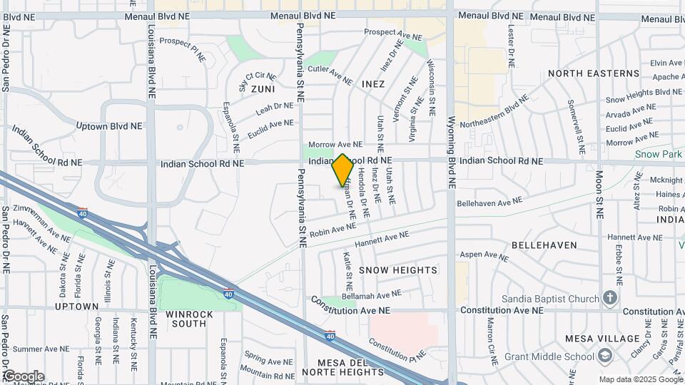 1701 Hoffman Dr NE Map and Location Details