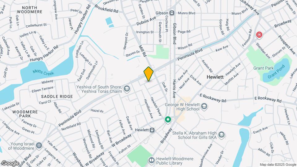 1261 Waverly St Map and Location Details