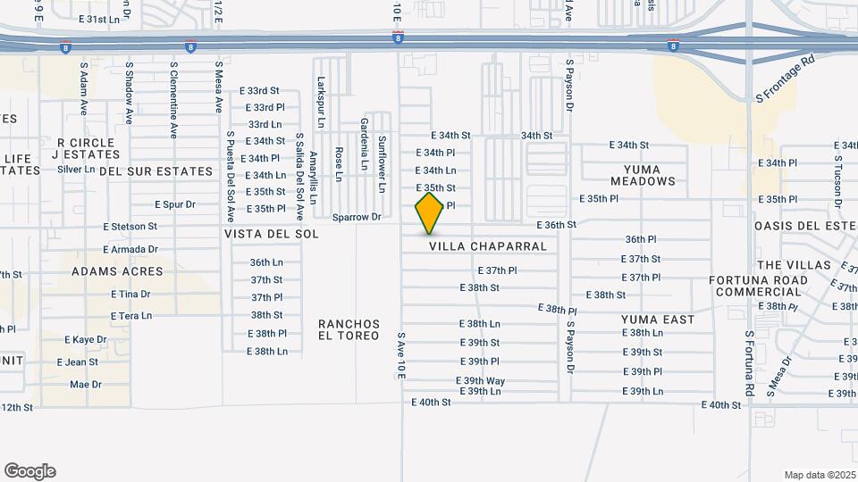 10165 36th Pl Map and Location Details