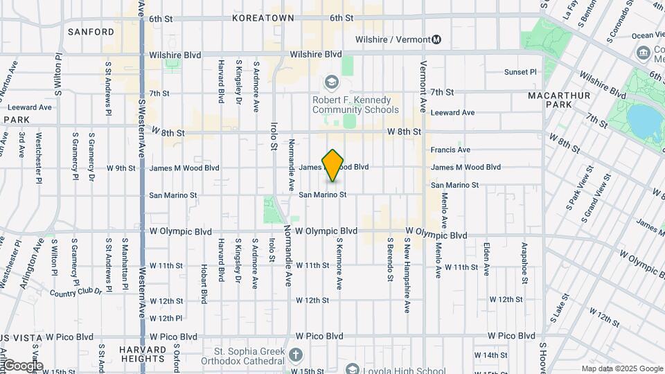 926 Fedora St Map and Location Details