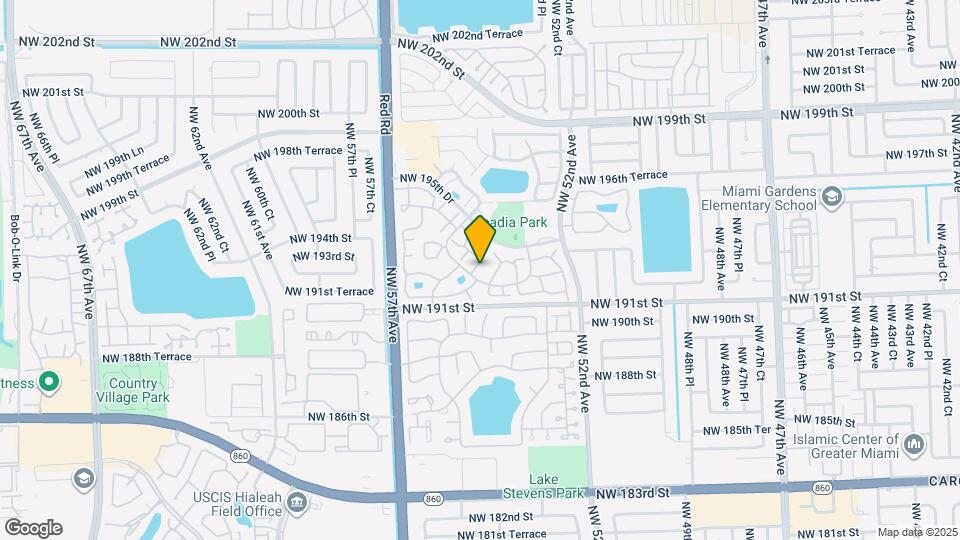 19319 NW 54th Ct Map and Location Details