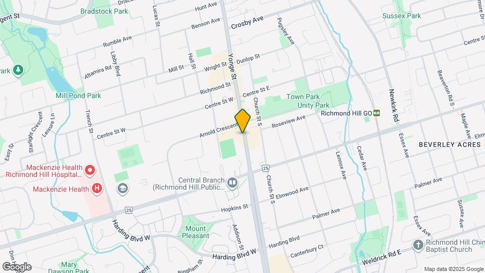 10094 Yonge St Map and Location Details