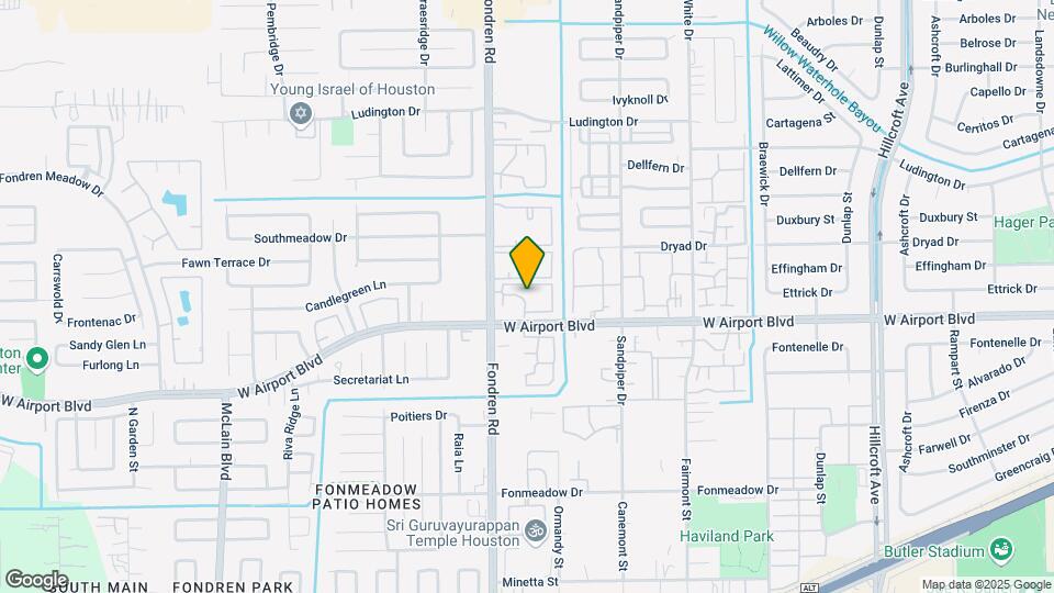 12211 Fondren Rd Mapa y Detalles de la Ubicación