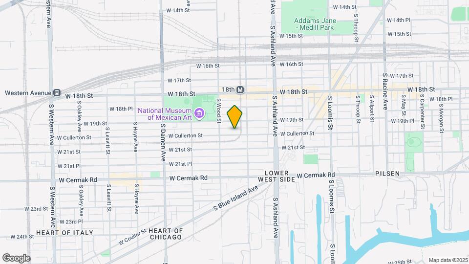 1726 W Cullerton St-Unit -Unit 1 Map and Location Details