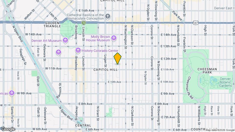 1129 N Pearl St, Unit 2 Map and Location Details