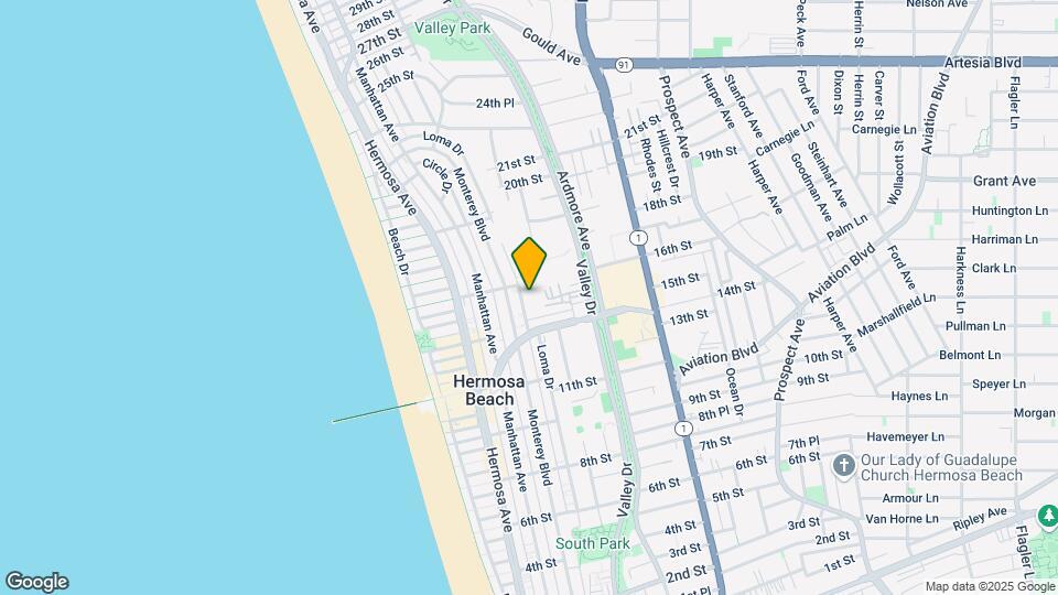 1502 Loma Dr Map and Location Details