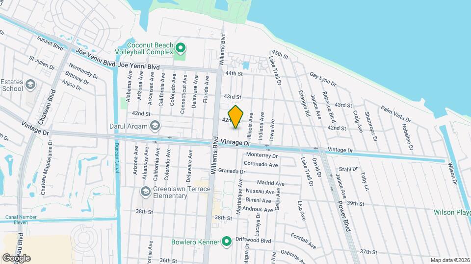 4125 Idaho Ave Map and Location Details