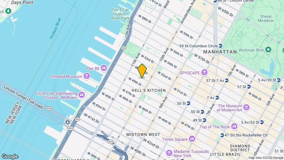 514 W 50th St Mapa y Detalles de la Ubicación