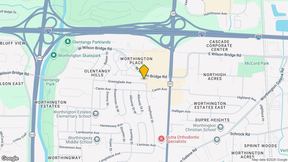 140 Greenglade Ave Map and Location Details