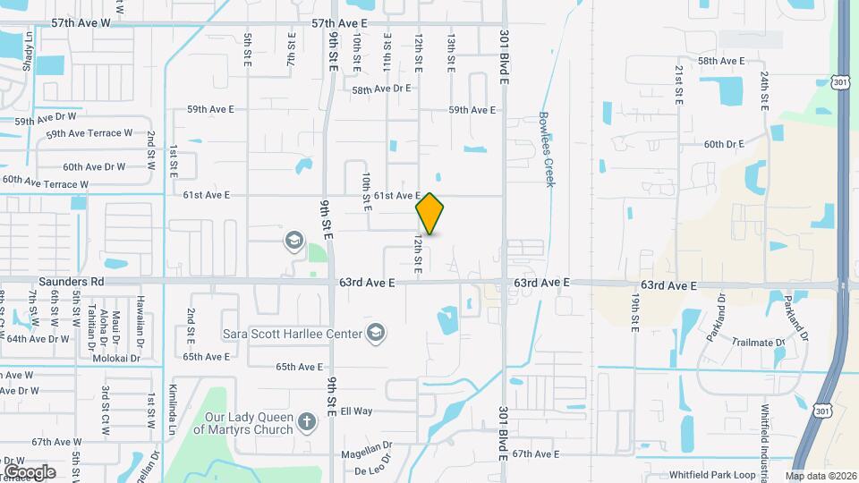 1207 62nd Ave E Map and Location Details