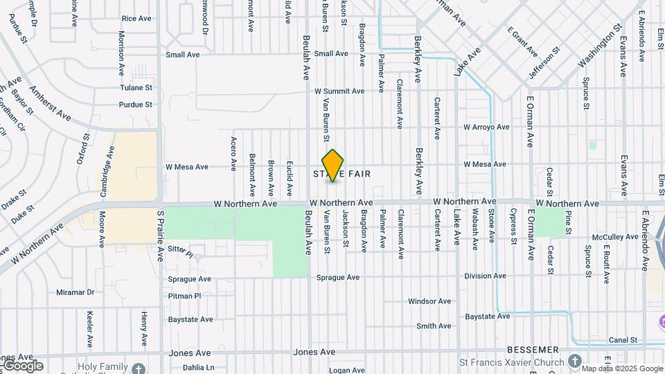 1226 Van Buren St Map and Location Details