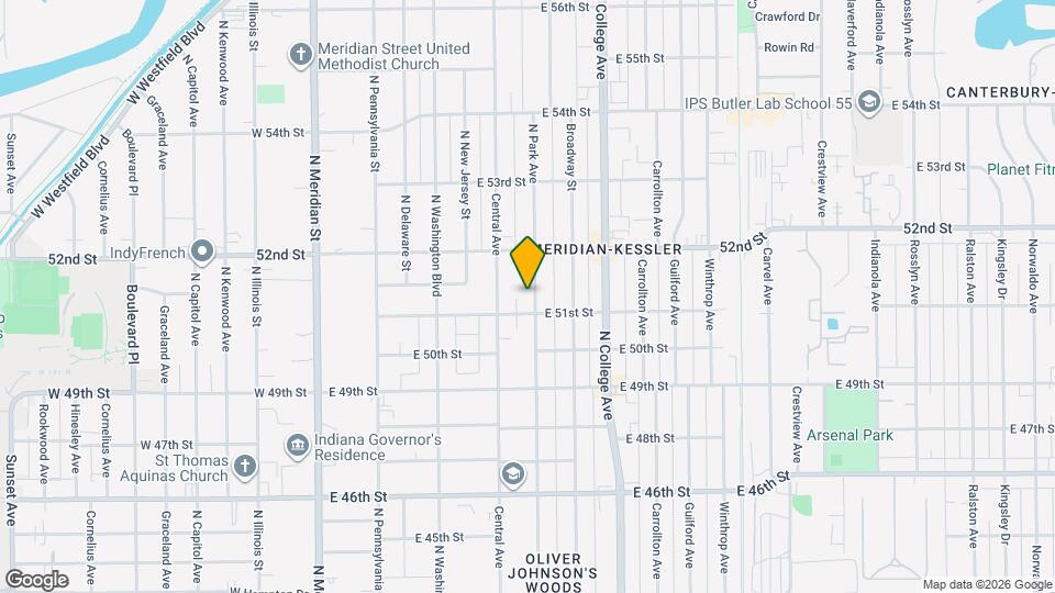 5120 N Park Ave Map and Location Details