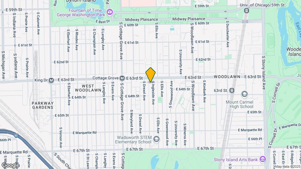 6320-6322 S Ingleside Ave Map and Location Details