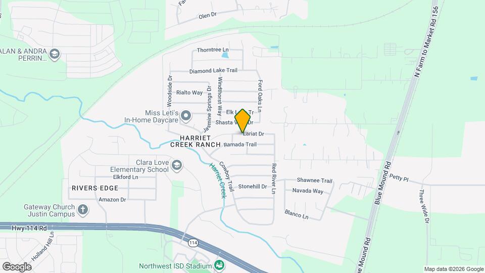 1916 Lariat Dr Map and Location Details