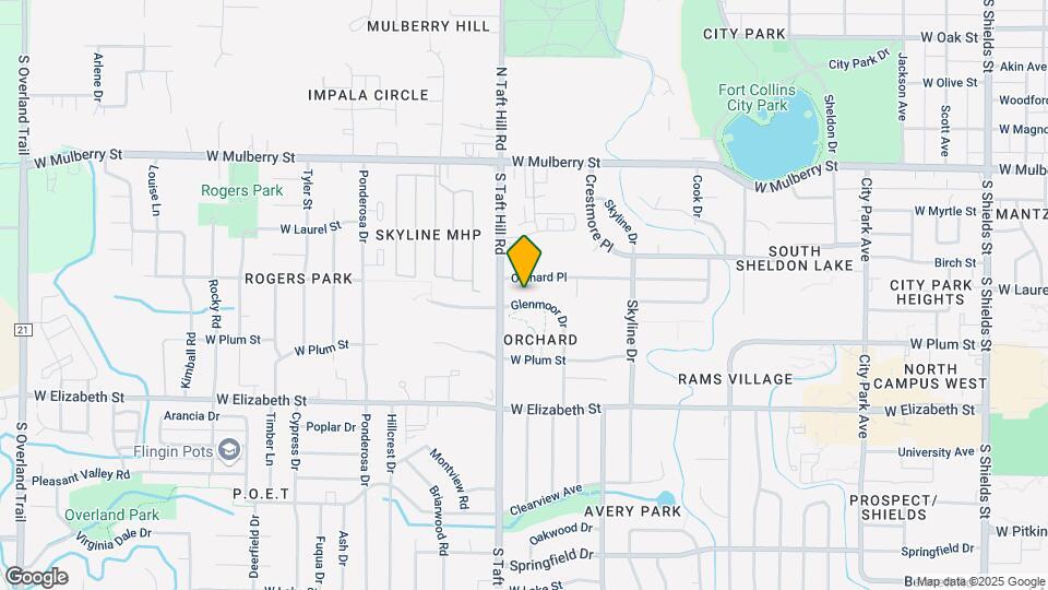 2052 Glenmoor Dr Map and Location Details