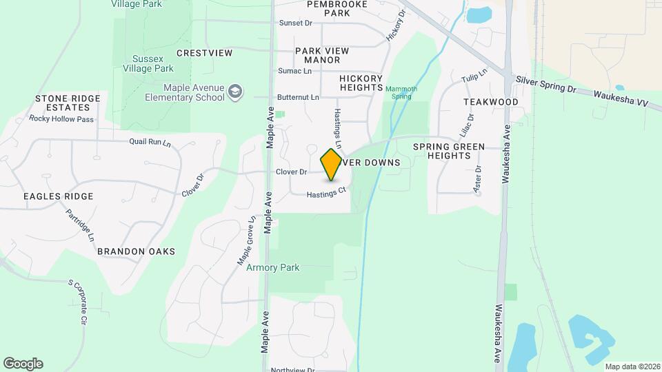 N58W23798 Hastings Ct Map and Location Details