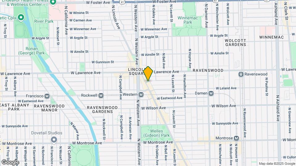 4717-4729 N Lincoln Ave Map and Location Details