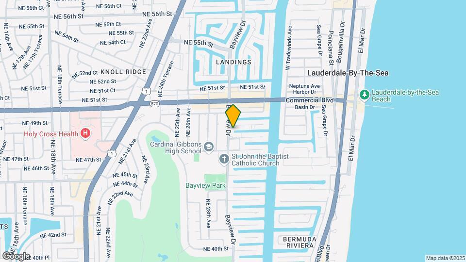 3001 NE 47th Ct Map and Location Details